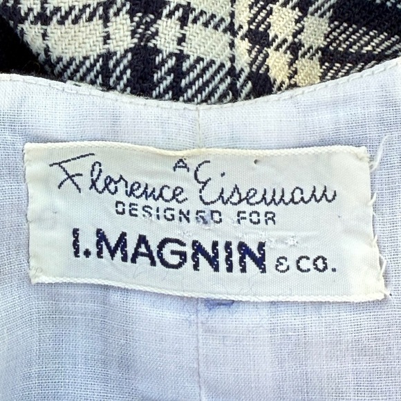 Vintage Florence Eiseman/I. Magnin plaid romper - size 2T - Picture 5 of 6